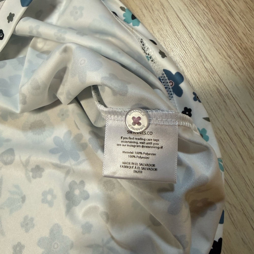 Swannies Golf Sanders Floral Polo - Picture 6 of 7